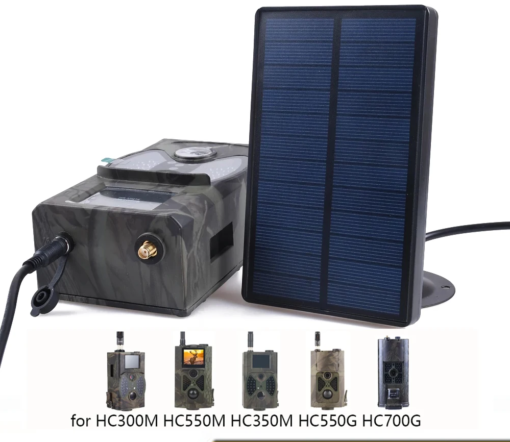 Outdoor Hunting Camera Solar Panel Charger 9V Output For Suntek HC-300M HC-700M HC700G Hunting Cameras